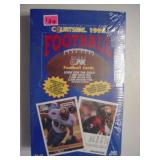 1992 Courtside football cards, 30 packs in box