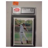 1992 Derek Jeter baseball card, graded 6.5