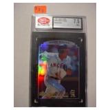 1997 Darin Erstad baseball card, graded 7.5