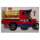PEZ classic bank truck w/ key candy dispenser