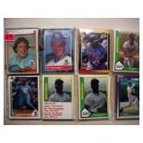 8 complete 1981-1991 Royals team baseball card
