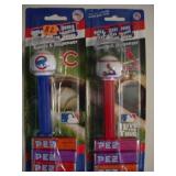 Retired PEZ Cubs & Cardinals candy dispensers
