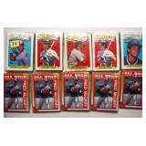 5 each 1989-1990 All Star Topps baseball card