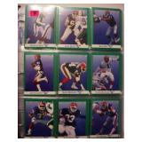 1991 Fleer football set in binder album: 432 cards