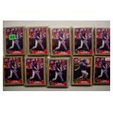 10 complete 1987 Topps Cubs team baseball card