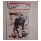 2000 Plaxico Burress #108 football card, graded 9
