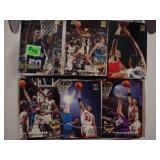 Partial set 1993-1994 TSC basketball cards,
