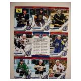 National Ice Hockey card day sheet includes Kane &