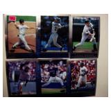 Six 1998 Topps Super Chrome baseball cards