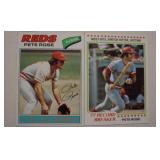 1977 & 1978 Pete Rose baseball cards,