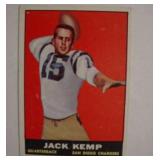 1961 Topps Jack Kemp San Diego Chargers #166