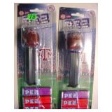 2 retired PEZ Texas A&M candy dispensers
