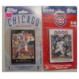 2007-2008 Cubs baseball card factory team sets