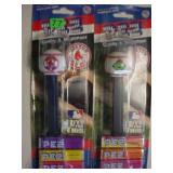 2 retired PEZ Boston Red Sox candy dispensers