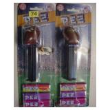 2 retired PEZ Missouri Tigers candy dispensers