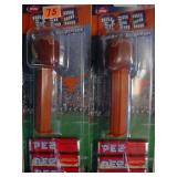 2 retired PEZ Texas Longhorns candy dispensers