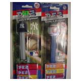 2 retired PEZ New York Yankees candy dispensers