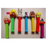 Seven retired 1996 PEZ Warner Bros. Looney Tunes