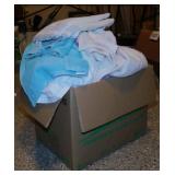 Box of nice bath towels, some new