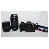 Canon EOS RebelX S camera w/ lenses & manual
