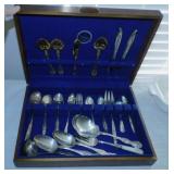 Vintage silverplate flatware & serving utensils in
