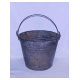 No. 10 galvanized farm water bucket