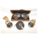 2 vintage Dudley padlocks w/ dial combinations -