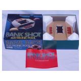 1980 Bank Shot digital electronic pool game w/