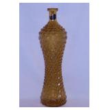 Mid Century Rossini Empoli Italy amber glass