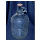 Vintage Dog "N" Suds one gallon soda syrup glass