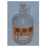 Vintage A&W Root Beer one gallon soda syrup glass