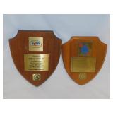 2 vintage Kerr-McGee & Deep Rock Oil wall award