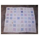 Vintage hand stitched 25 patch block cutter