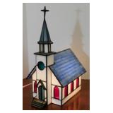 Stained glass chapel church lamp - Mosaic glass
