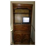 Solid wood storage cabinet, 32' x 18' x 76',