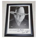 Signed B&W photo of Western Cowboy movie star Don