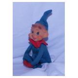 1960's felt Christmas knee hugger elf pixie w/