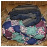 Northwest Woolen Mills striped wool blanket -