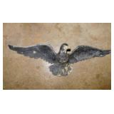 Cast aluminum house/garage eagle, 28' wingspan