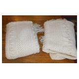 2 hand crocheted afghans