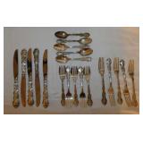 Gorham sterling silver Strasbourg silverware: 5