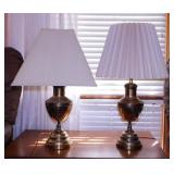 Two 1950's Pee Gee Philip Greenspan brass table