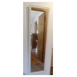 Framed full length dressing mirror