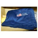 Freedom is not Free embroidered lap throw -