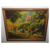 1960's School's Out print by Paul Detlefsen,