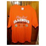 University of Illinois Illini t-shirt, size L -
