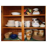 Corning Blue Cornflower & Spice of Life coffee