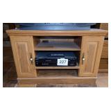 Wooden corner storage cabinet, 35.5' x 19' x 23',