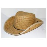 Woven straw sun hat - 12 ball cap hats