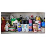 Garage consumables: WD40 - Paint - Garden